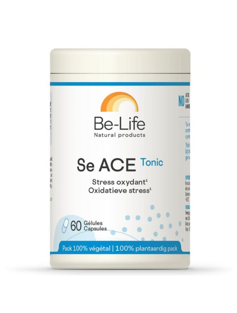 Image principale de la modale pour Se ACE Tonic - Sélénium et Vitamines Stress oxydatif 60 gélules - Be-Life