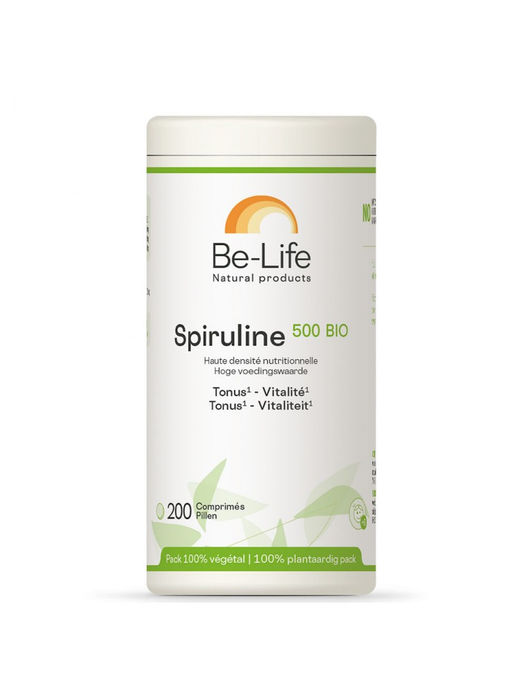 Image principale de la modale pour Spiruline 500mg - Revitalisant 200 comprimés - Be-life