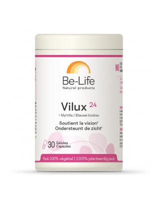 Image de Vilux 24 + Myrtille - Vision 30 gélules - Be-Life via Nutrilys - Neuromer 90 capsules pour Circulation et Ossature