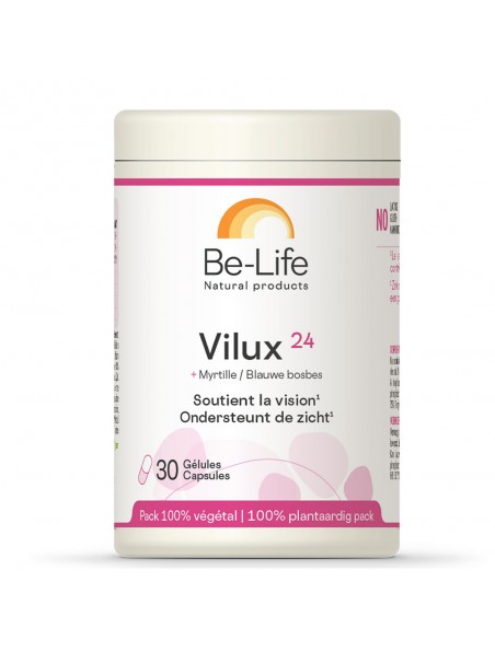 Image principale de Vilux 24 + Myrtille - Vision 30 gélules - Be-Life