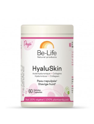 Image de Hyaluskin - Peau repulpée 60 gélules - Be-Life via  Baume au Calendula Bio - Soin de la peau - Saint-Benoît