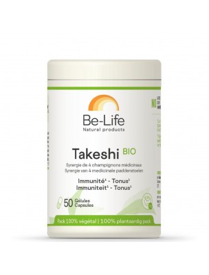 Image de Takeshi Bio - Immunité et Tonus 50 gélules - Be-Life via Eau de Mer Intégrale Biothalassol 1000ml - Plasma Hypertonique