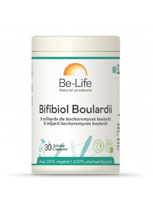 Image de Bifibiol Boulardii - Probiotiques 8 milliards de Saccharomyces Boulardii 30 gélules - Be-Life depuis PrestaBlog