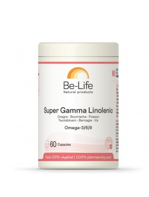 Image de Super Gamma Linolénique - Oméga 3 6 et 9 60 capsules - Be-Life depuis Achetez les produits Be-Life à l'herboristerie Louis (3)