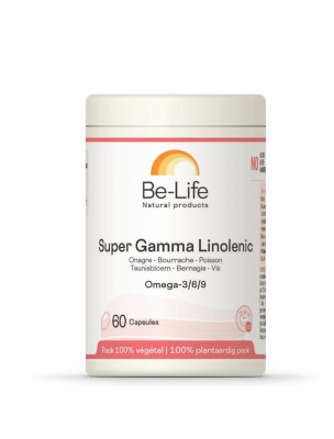 Image de Super Gamma Linolénique - Oméga 3 6 et 9 60 capsules - Be-Life depuis Résultats de recherche pour "Onagre Bio - Hu"