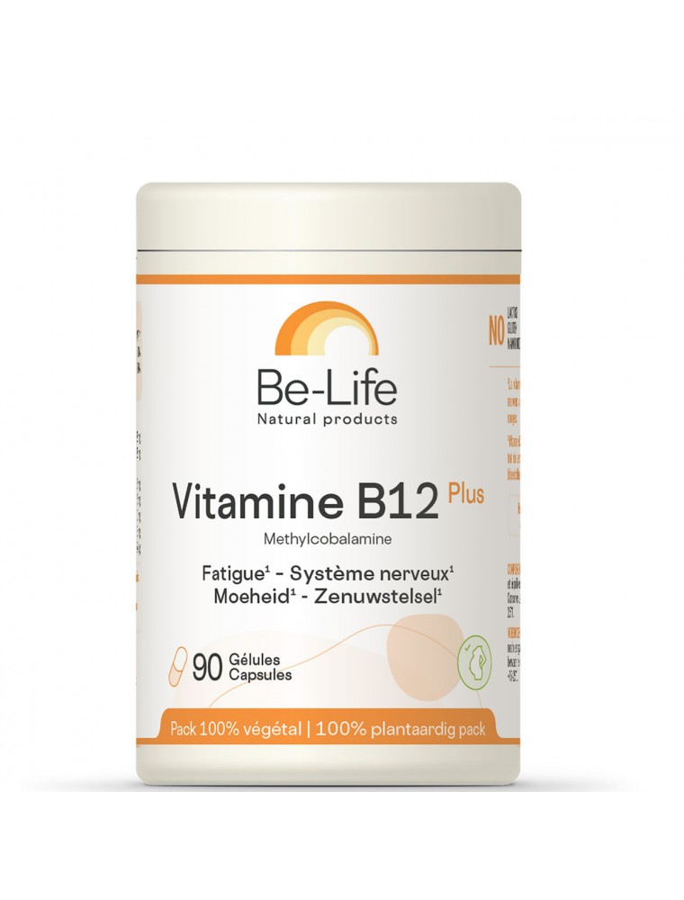 Image principale de la modale pour Vitamine B12 Plus - Tonus et Système nerveux 90 gélules - Be-Life