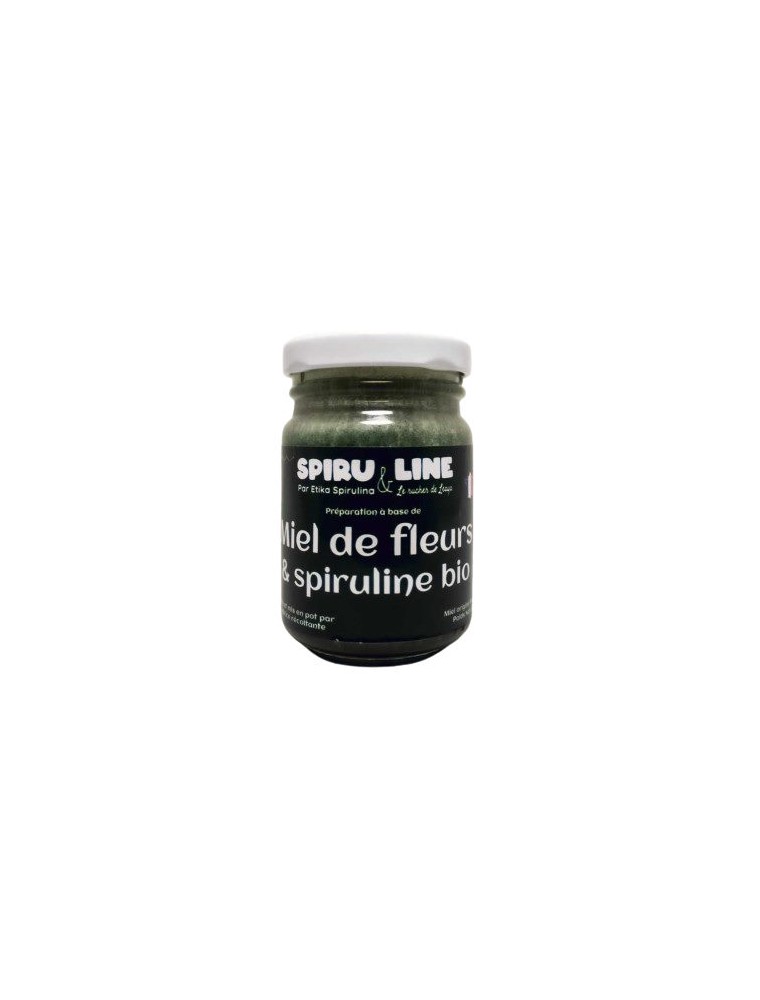 Image principale de la modale pour Miel de Fleurs et Spiruline Bio - Miel Doux et Parfumé 125 g - Etika Spirulina