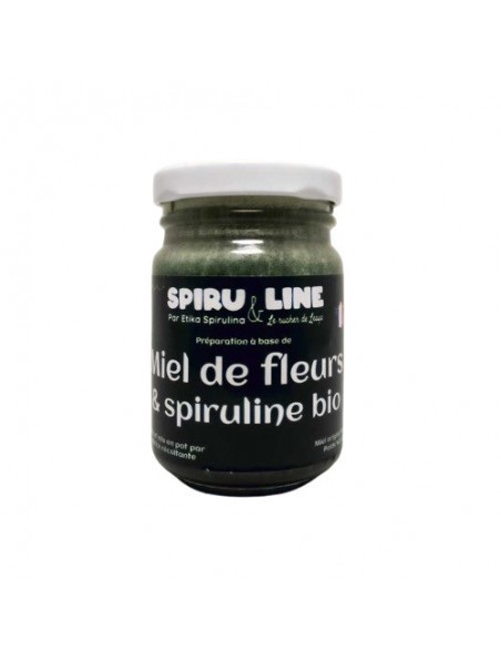Achetez Miel de Fleurs et Spiruline Bio - Miel Doux et Parfumé 125 g - Etika Spirulina à l'herboristerie Louis Image principale de Miel de Fleurs et Spiruline Bio - Miel Doux et Parfumé 125 g - Etika Spirulina
