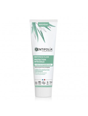 Image de Dentifrice Protection Intégrale Bio - Protection des Dents et des Gencives 75 ml - Centifolia depuis Bain Bouche Bio Centifolia - Protection Gencives & Fraîcheur