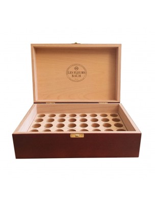 Image de Coffret Bois Vide - Rangement pour Fleurs de Bach 40 emplacements - Elixirs and Co depuis Résultats de recherche pour "Coffret Cosm��ti"