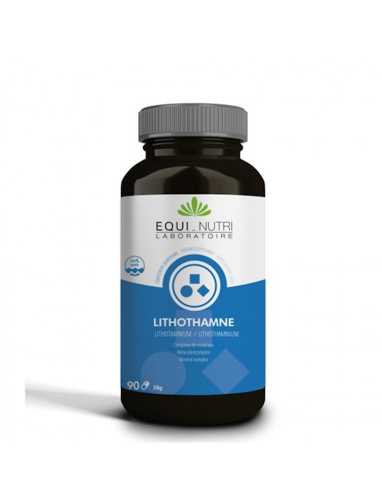 Image principale de la modale pour Lithothamne 550 mg - Equilibre Acido-Basique 90 gélules - Equi-Nutri