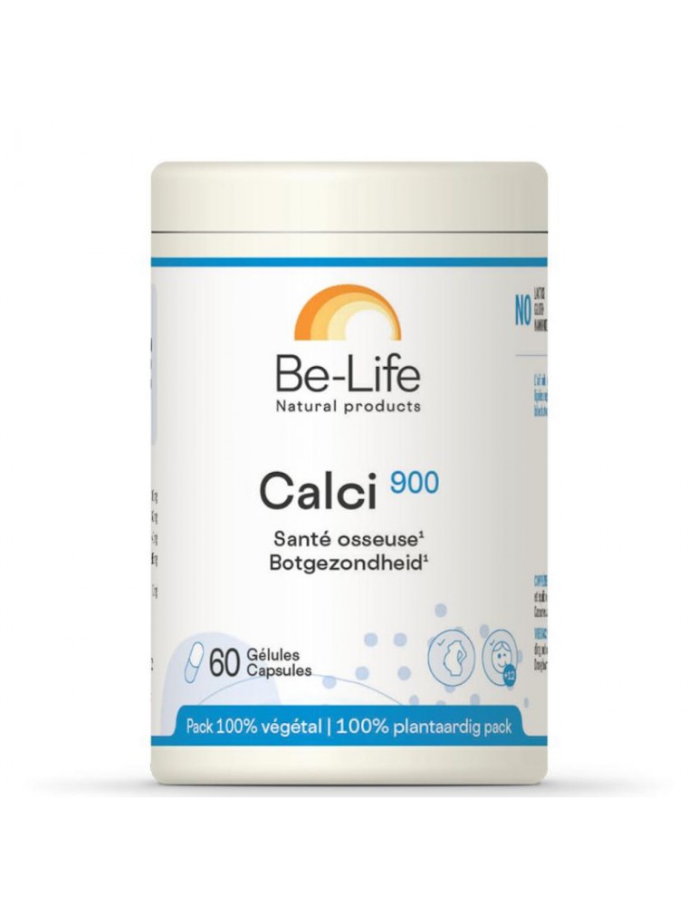 Image principale de la modale pour Calci 900 - Calcium et Résistance osseuse 60 gélules - Be-Life