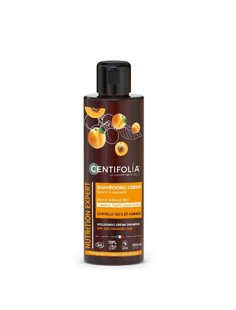Image principale de la modale pour Shampooing Crème Bio - Cheveux secs 200 ml - Centifolia
