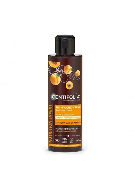 Image principale de Shampooing Crème Bio - Cheveux secs 200 ml - Centifolia