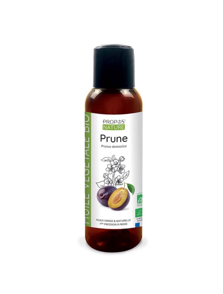 Image principale de la modale pour Amande de Prune Bio - Huile végétale de Prunus domestica 100 ml - Propos Nature