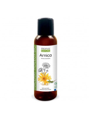 Image de Arnica Bio - Macérât huileux d'Arnica montana 100 ml - Propos Nature via Cire émulsionnante Bio - Emulsifiant 50 g - Centifolia