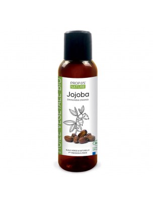 Image de Jojoba Bio - Huile végétale de Simmondsia chinensis 100 ml - Propos Nature via Cèdre du Liban Macérât de bourgeons Bio - Herbiolys