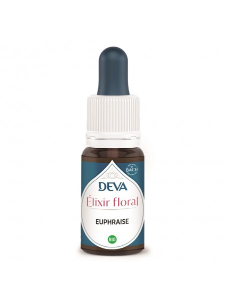Achetez Euphraise Bio - Compréhension et Intuition Elixir floral 15 ml - Deva à l'herboristerie Louis Image principale de Euphraise Bio - Compréhension et Intuition Elixir floral 15 ml - Deva