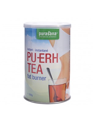 Image de Pu-Erh Tea - Brûleur de graisses Instantané 200 g - Purasana via Jasmin Vert Découverte Bio Thé plaisir 100g