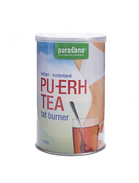 Image principale de Pu-Erh Tea - Brûleur de graisses Instantané 200 g - Purasana