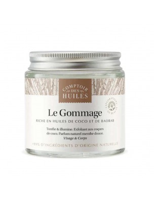 Image de Le Gommage Huile de Coco Bio - Soin du Visage et du Corps 100ml - Comptoir des Huiles depuis Corps : produits de phytothérapie et d'herboristerie en ligne (4)