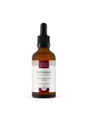 Image de La Carapate Bio - Huile Gainante pour les Cheveux 50 ml - Comptoir des Huiles depuis Résultats de recherche pour "Huile de graine"