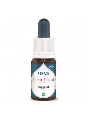 Image de Aubépine Bio - Paix du cœur Liberté Elixir floral 15 ml - Deva depuis Elixirs floraux unitaires de Deva - Remèdes naturels pour vos émotions