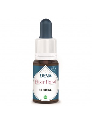 Image de Capucine Bio - Vitalité et Ouverture d'Esprit Elixir floral 15 ml - Deva depuis Achetez les produits Deva à l'herboristerie Louis