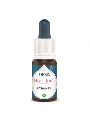 Image de Citronnier Bio - Vitalité et Clarté mentale Elixir floral 15 ml - Deva depuis Commandez les produits Deva à l'herboristerie Louis