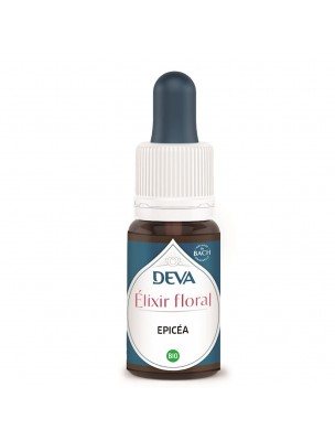 Image de Epicéa Bio - Droiture et Cordialité Elixir floral 15 ml - Deva depuis Achetez les produits Deva à l'herboristerie Louis (2)