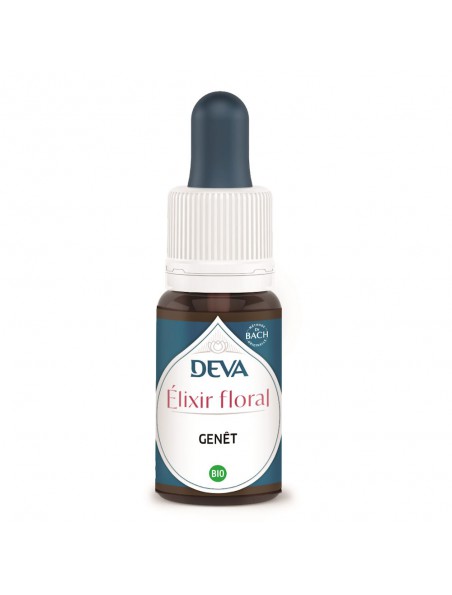 Image principale de Genêt Bio - Persévérance et Motivation Elixir floral 15 ml - Deva