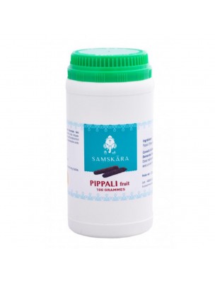 Image de Pippali fruit poudre - Digestion 100g - Samskara via Medhika semence - Digestion 125 gélules - Samskara