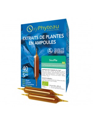 Image de Souffle Bio - Respiration 40 ampoules - Oxyphyteau depuis Résultats de recherche pour "plantain"