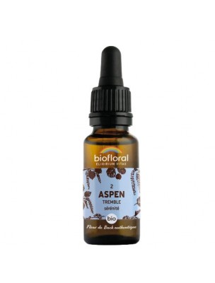 Image de Aspen Tremble n°2 - Sérénité et Confiance Bio aux Fleurs de Bach 20 ml - Biofloral depuis Résultats de recherche pour "Aspen (Tremble)"