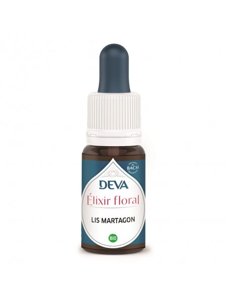 Achetez Lis Martagon Bio - Pondération et Coopération Elixir floral 15 ml - Deva à l'herboristerie Louis Image principale de Lis Martagon Bio - Pondération et Coopération Elixir floral 15 ml - Deva