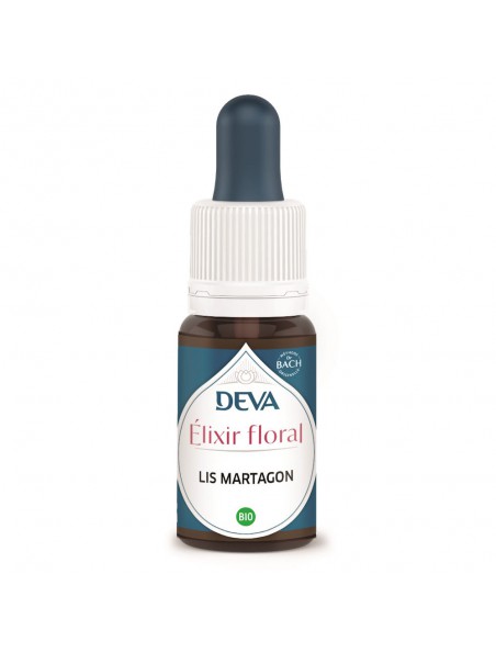 Image principale de Lis Martagon Bio - Pondération et Coopération Elixir floral 15 ml - Deva