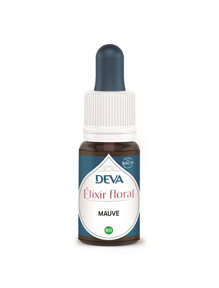 Image principale de la modale pour Mauve Bio - Acceptation de soi et Ouverture sociale Elixir floral 15 ml - Deva