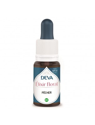 Image de Pêcher Bio - Altruisme et Lâcher-prise Elixir floral 15 ml - Deva depuis Résultats de recherche pour "15 ml brown gla"