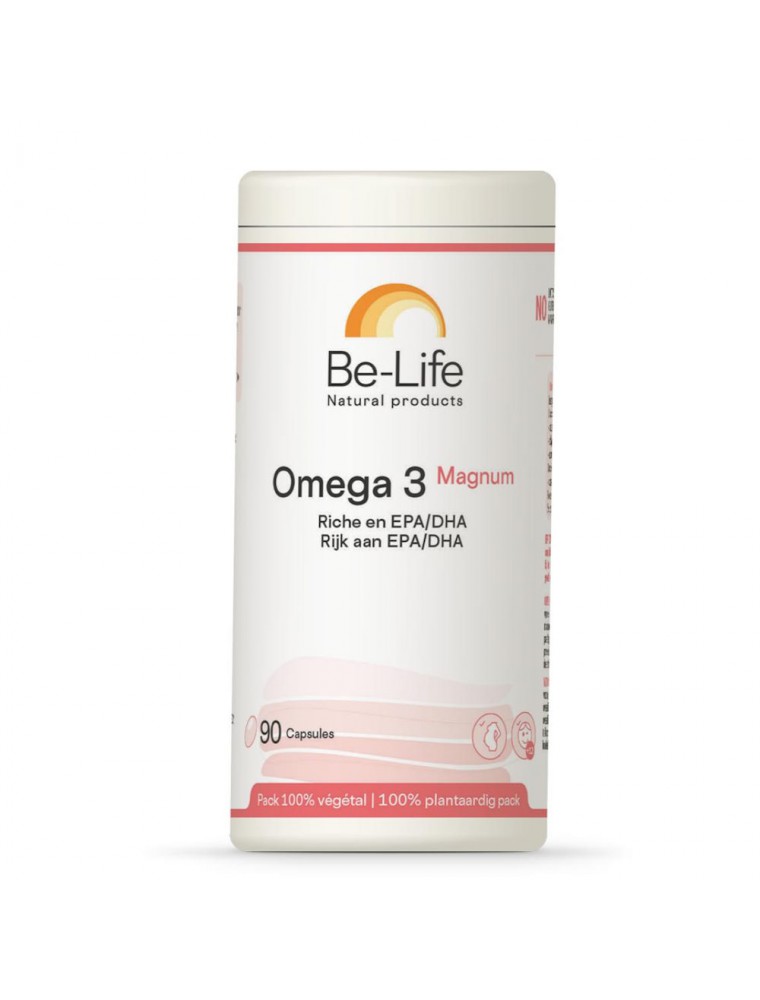 Image principale de la modale pour Oméga 3 Magnum 1000 - Cœur et Cerveau 90 capsules - Be-Life