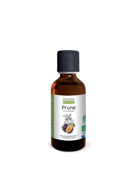 Image principale de Amande de Prune Bio - Huile végétale de Prunus domestica 50 ml - Propos Nature