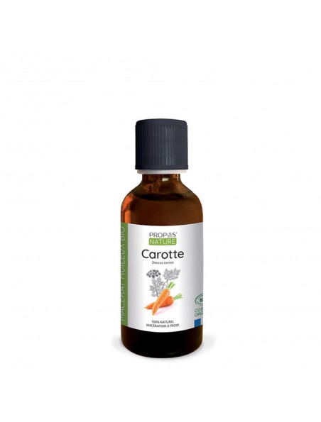 Image principale de Carotte Bio - Macérât huileux de Daucus carota 50 ml - Propos Nature