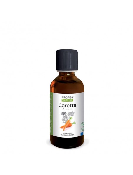Achetez Carotte Bio - Macérât huileux de Daucus carota 50 ml - Propos Nature à l'herboristerie Louis Image principale de Carotte Bio - Macérât huileux de Daucus carota 50 ml - Propos Nature