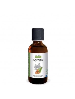 Image de Karanja Bio - Huile végétale de Pangamia glabra 50 ml - Propos Nature via Lait Solaire Visage SPF30 Bio - Laboratoires de Biarritz