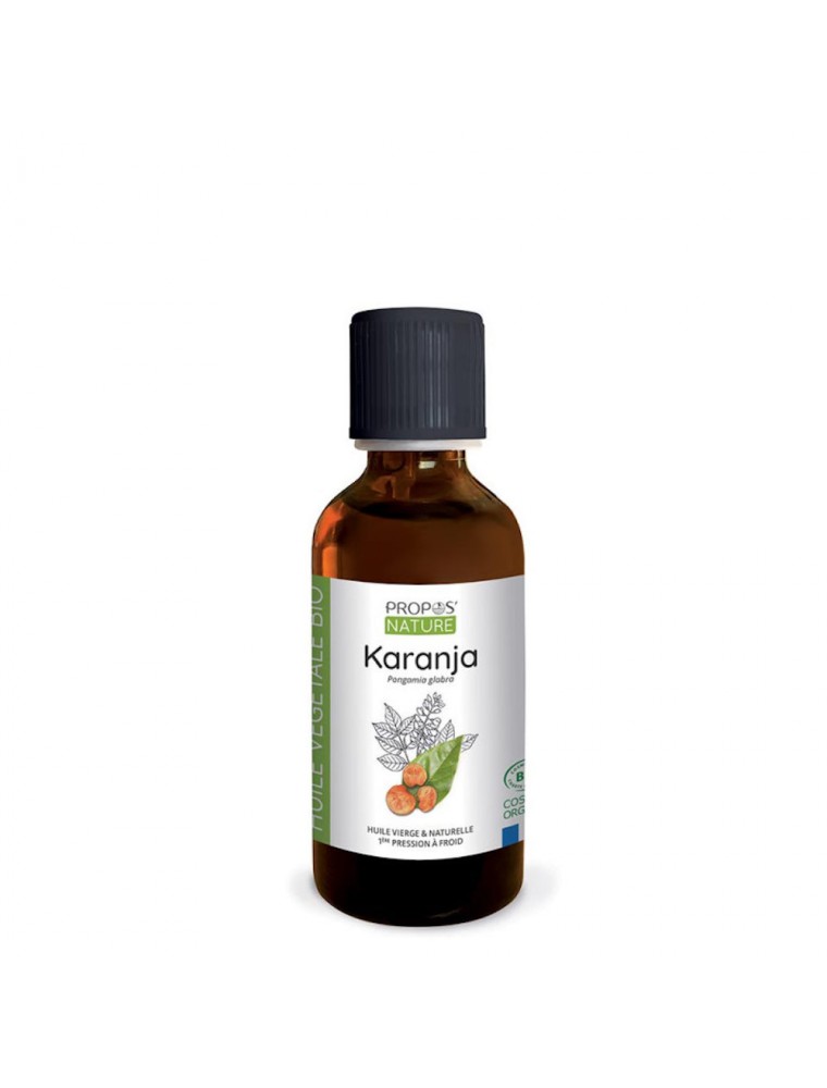Image principale de la modale pour Karanja Bio - Huile végétale de Pangamia glabra 50 ml - Propos Nature