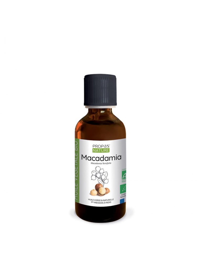 Image principale de la modale pour Macadamia Bio - Huile végétale Macadamia ternifolia 50 ml - Propos Nature