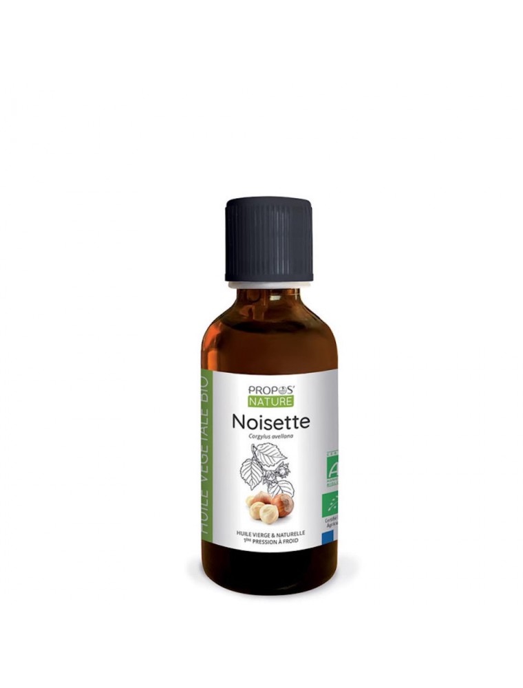 Image principale de la modale pour Noisette Bio - Huile végétale de Corylus avellana 50 ml - Propos Nature