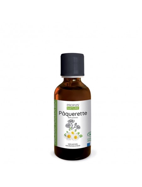 Image principale de Pâquerette Bio - Macérât huileux Bellis perennis 50 ml - Propos Nature