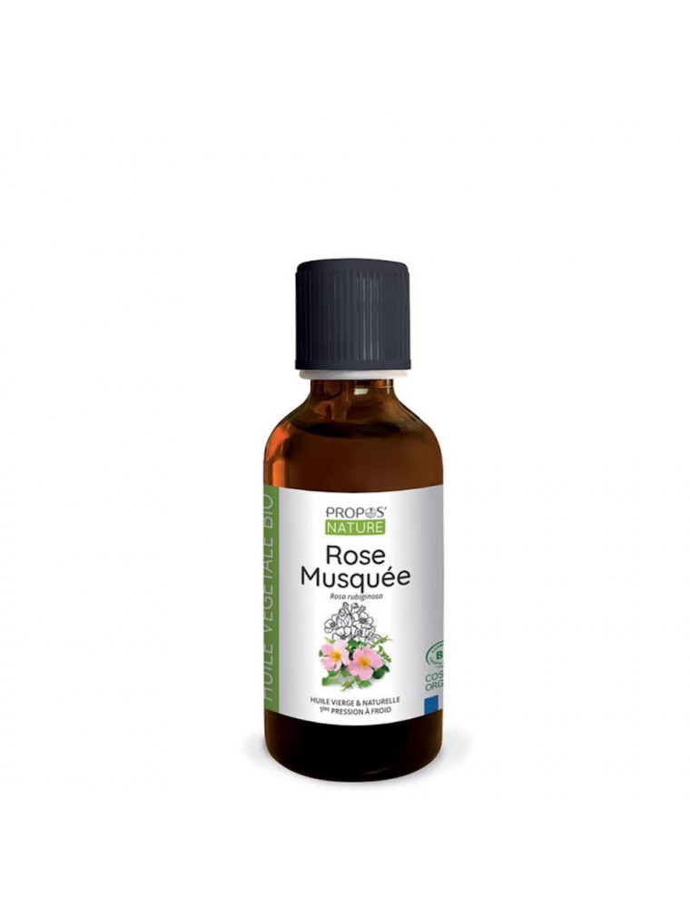 Image principale de la modale pour Rose musquée Bio - Huile végétale de Rosa rubiginosa 50 ml - Propos Nature