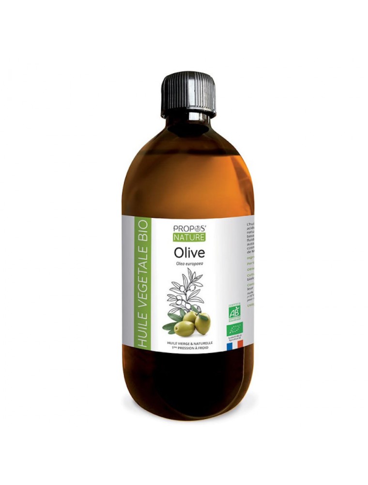 Image principale de la modale pour Olive Bio - Huile végétale d'Olea europaea 500 ml - Propos Nature