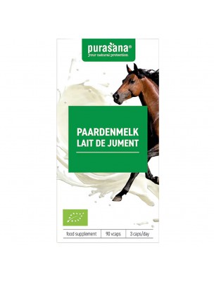 Image de Lait de jument Bio - Vitalité et Peau 90 capsules - Purasana depuis louis-herboristerie